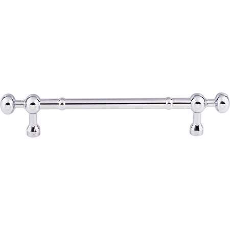 Top Knobs M829-7: 7" cc Somerset Round Bar Cabinet Pull - Polished Chrome