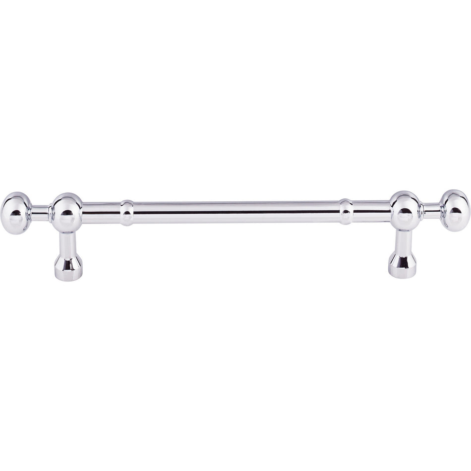 Top Knobs M829-7: 7" cc Somerset Round Bar Cabinet Pull - Polished Chrome