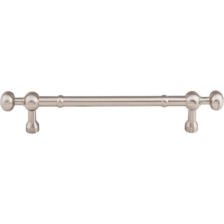 Top Knobs M830-7: 7" cc Somerset Round Bar Cabinet Pull - Brushed Satin Nickel