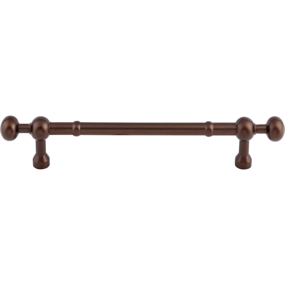 Top Knobs M838-7: 7" cc Somerset Round Bar Cabinet Pull - Oil Rubbed Bronze
