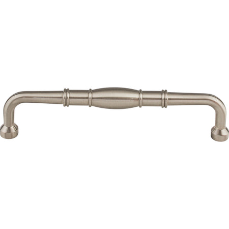 Top Knobs M841-7: 7" cc Normandy D-Handle Cabinet Pull - Brushed Satin Nickel