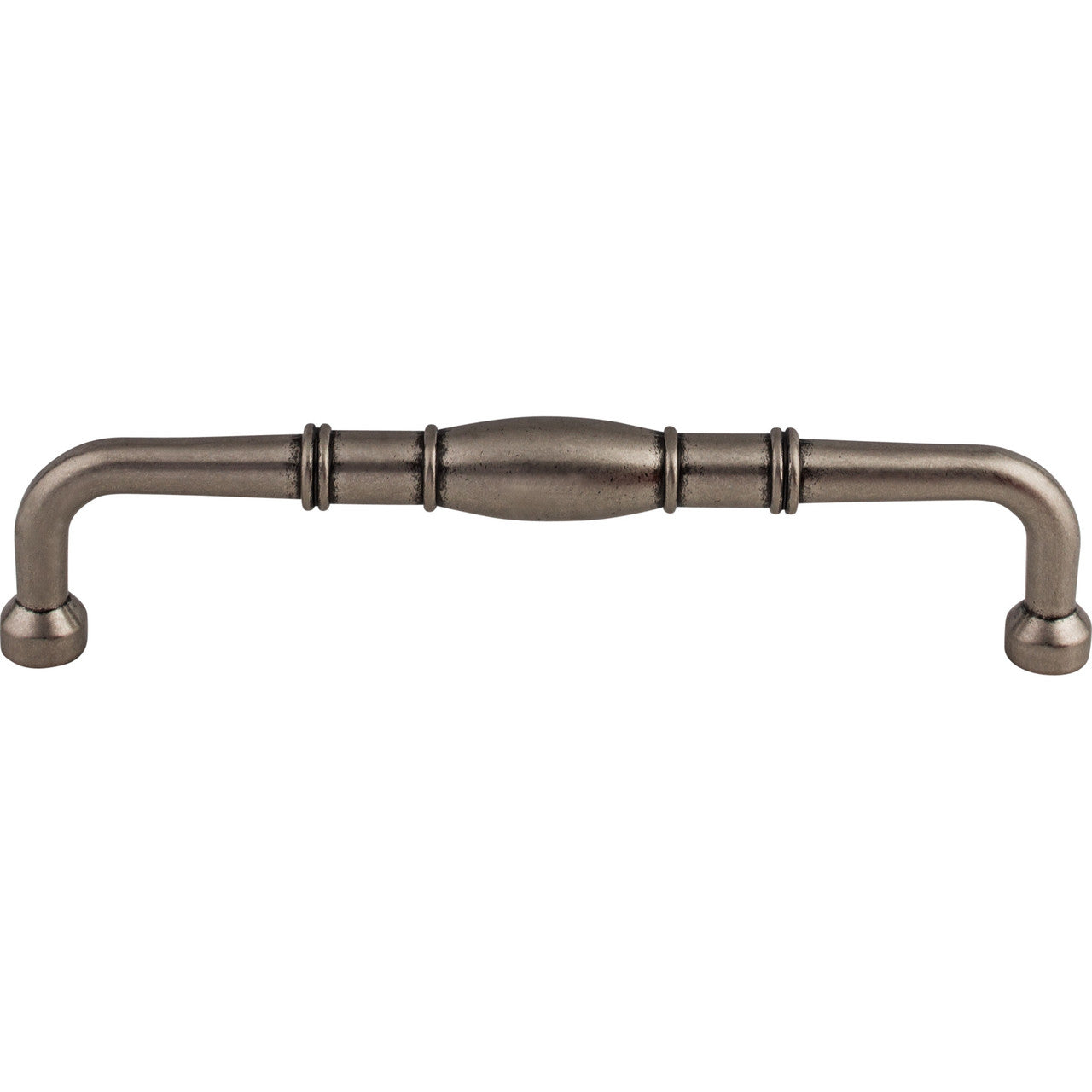Top Knobs M845-7: 7" cc Normandy D-Handle Cabinet Pull - Pewter Antique
