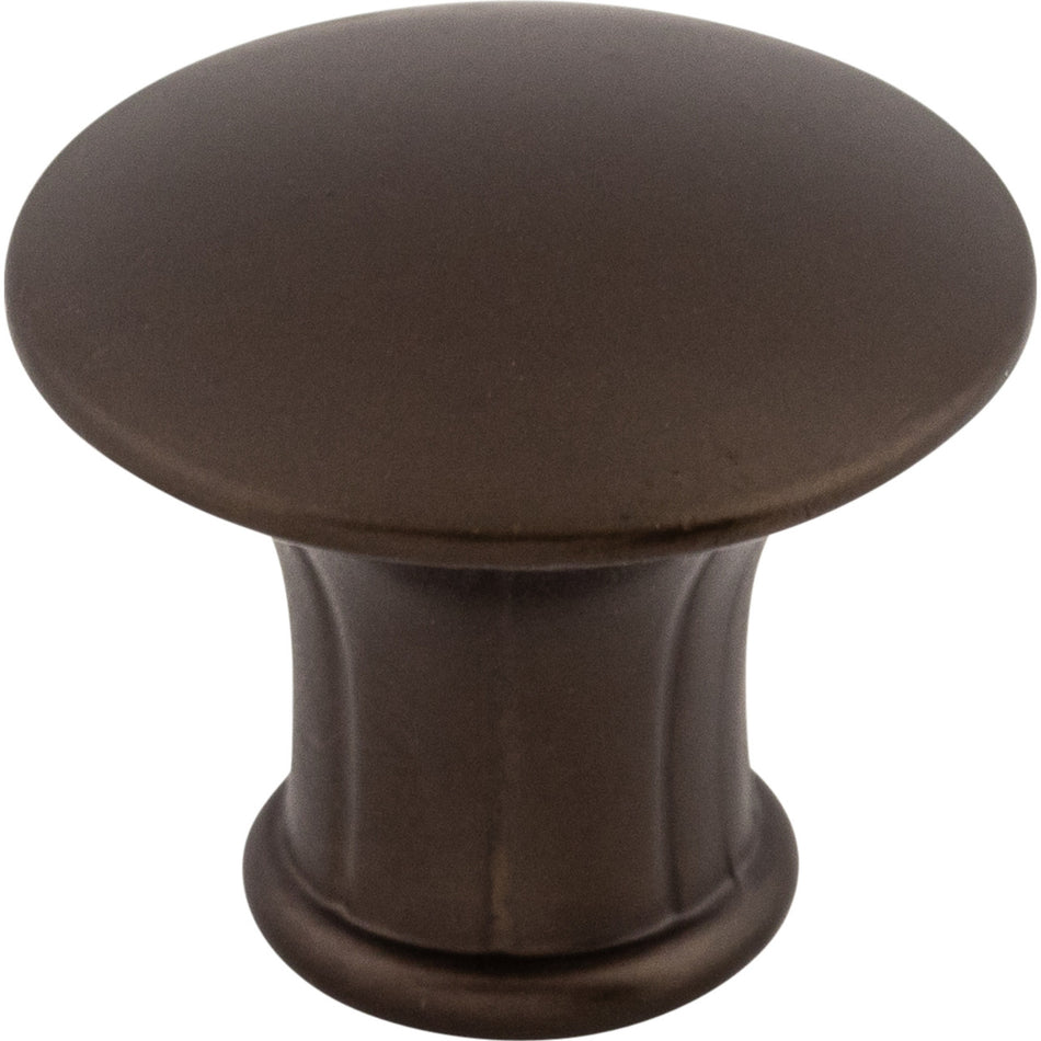 Top Knobs M913: 1-1/4" Lund Round Cabinet Knob - Oil Rubbed Bronze