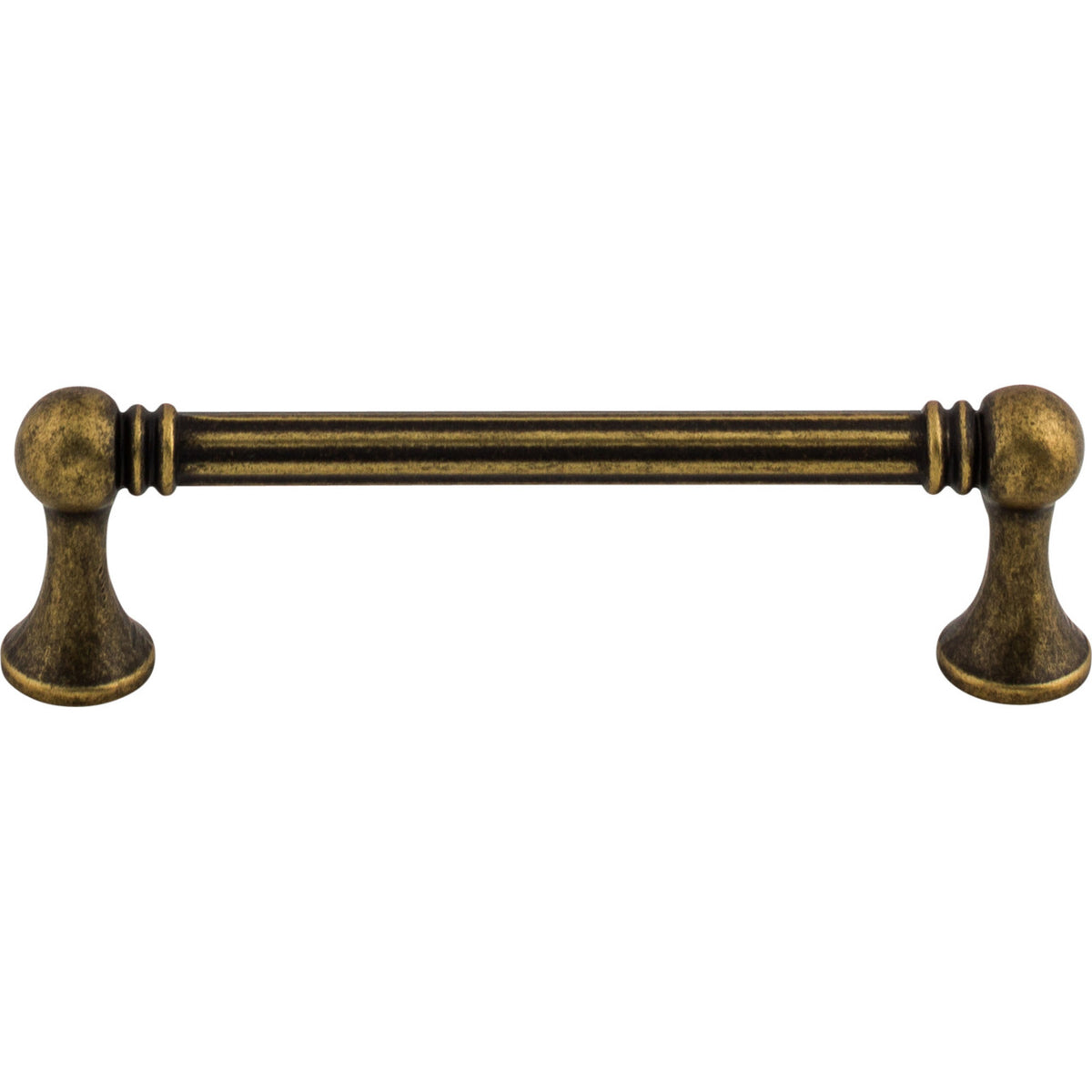 Top Knobs M927: 3-3/4" cc Grace Round Bar Cabinet Pull - German Bronze