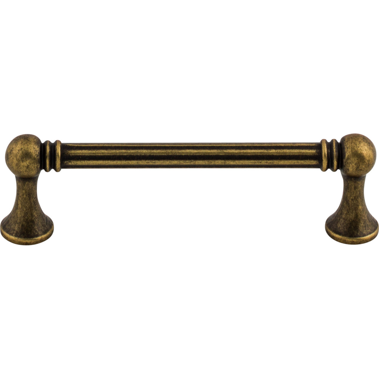 Top Knobs M927: 3-3/4" cc Grace Round Bar Cabinet Pull - German Bronze