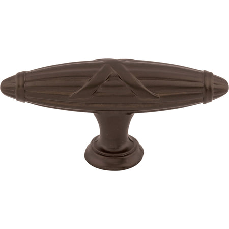 Top Knobs M931: 2-3/4" Ribbon & Reed T-Bar Cabinet Knob - Oil Rubbed Bronze