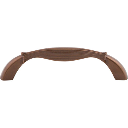 Top Knobs M946: 3-3/4" cc Edwardian Round Bar Cabinet Pull - Oil Rubbed Bronze