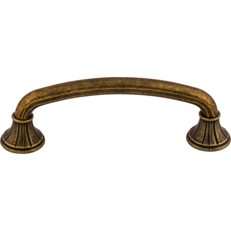 Top Knobs M966: 4" cc Lund D-Handle Cabinet Pull - German Bronze