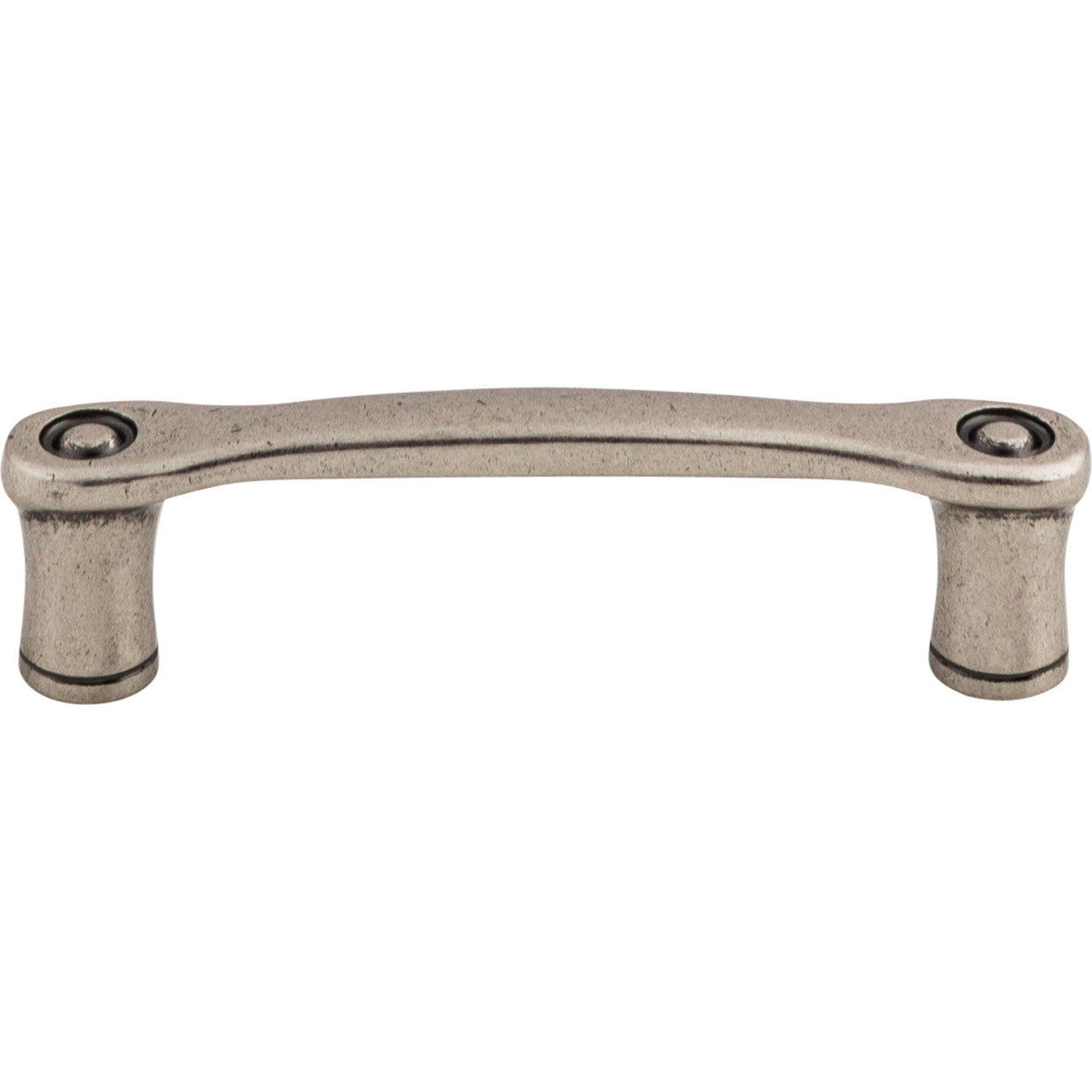 Top Knobs M971: 3" cc Link Bar Cabinet Pull - Pewter Antique