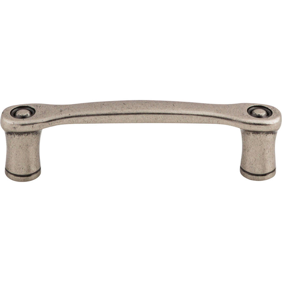 Top Knobs M971: 3" cc Link Bar Cabinet Pull - Pewter Antique
