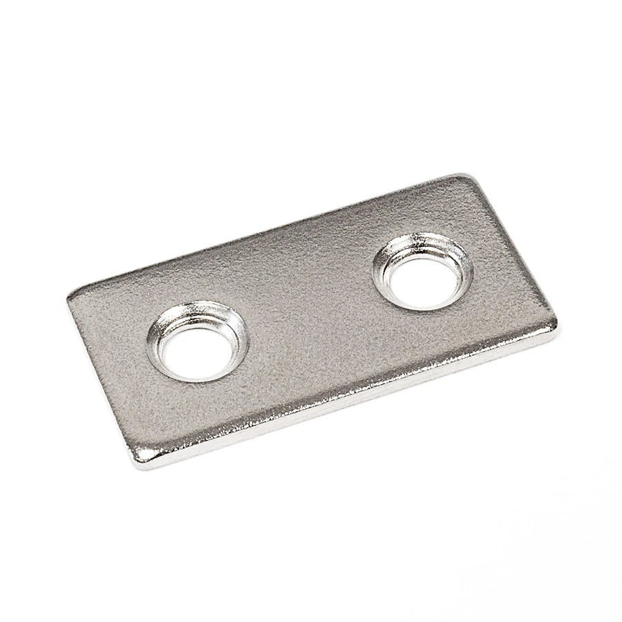 Sugatsune MC-159-PLATE: Mounting Plate for Magnetic Catch - Nickel