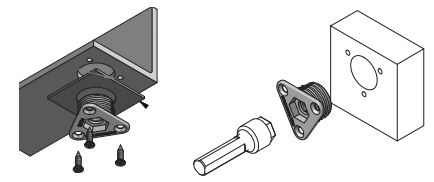 Sugatsune MC-F10: Fastmount Maxi-Metal Self-Tapping Clip - Female