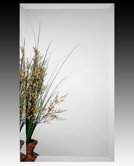 Alno MC10244-W: 15" x 25" 1000 Series Cabinet w/Beveled Mirror - White