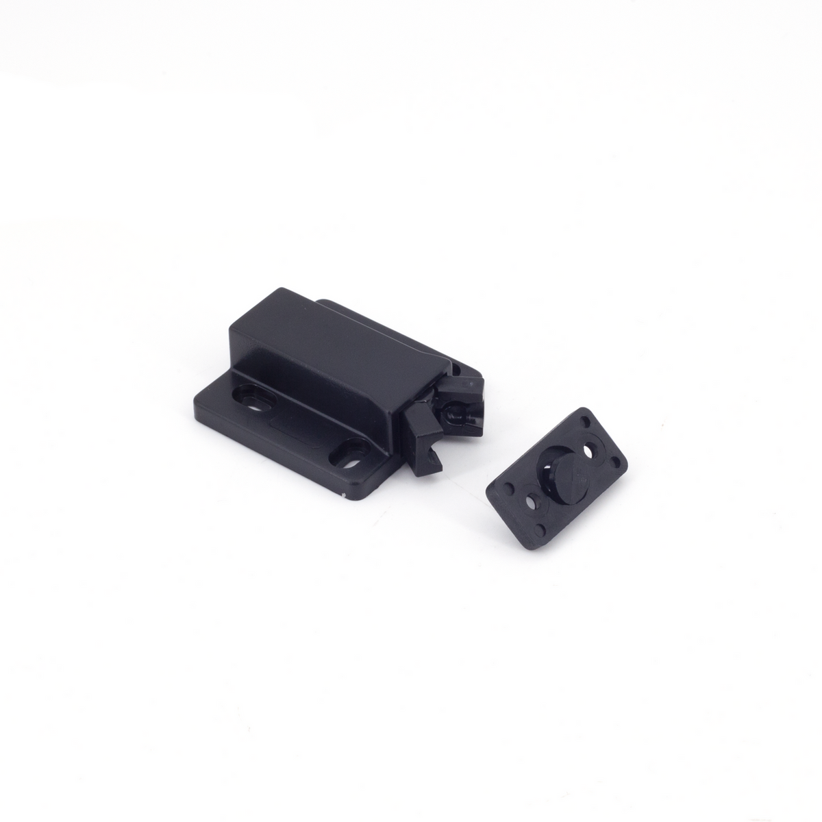 Sugatsune MC-28-BLK: 1-1/2" Non-Magnetic Touch Latch - Black