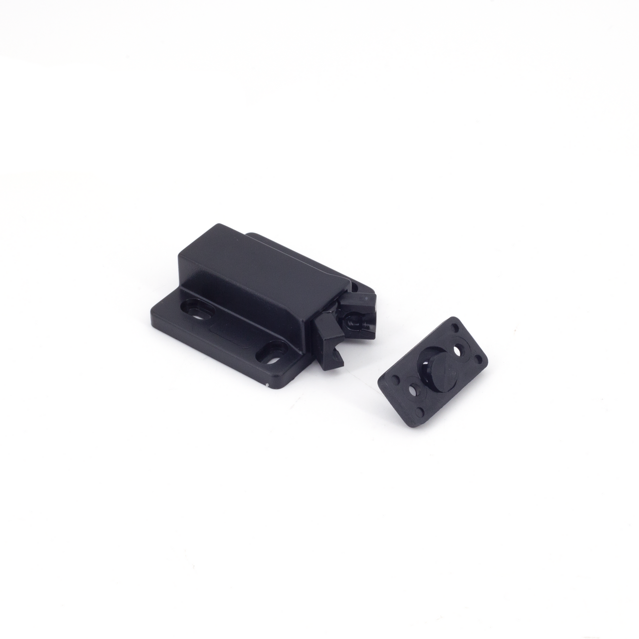 Sugatsune MC-28-BLK: 1-1/2" Non-Magnetic Touch Latch - Black