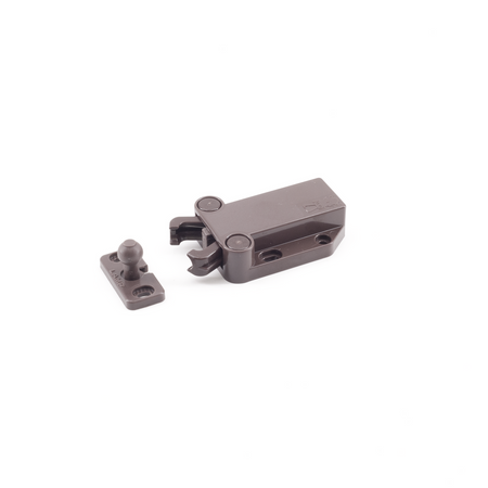 Sugatsune MC-37-BRN-1: 2-1/4" Non-Magnetic Touch Latch - Brown