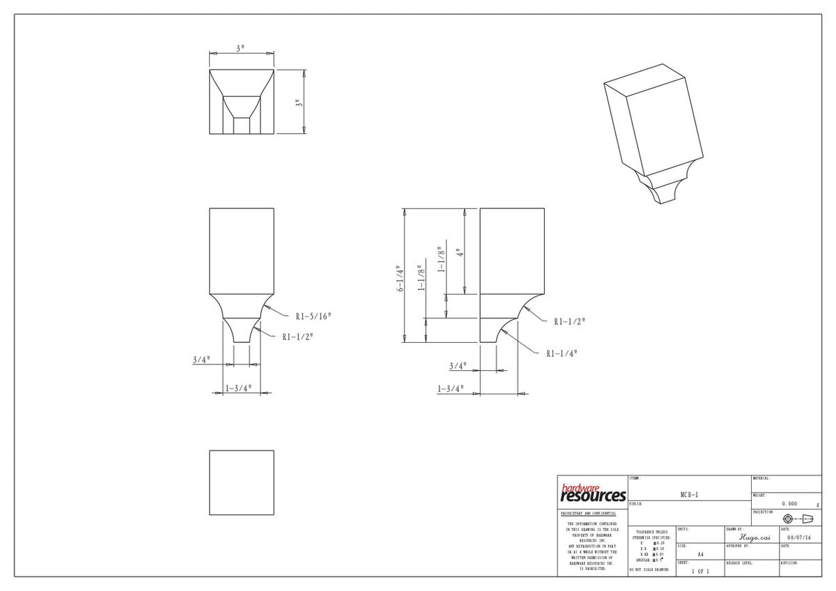 Specification Drawing