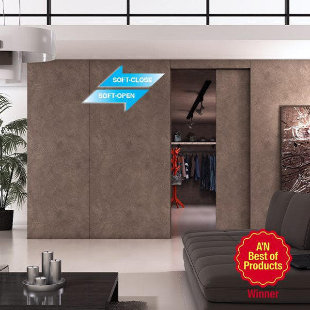 Sugatsune MFU1200-70-L: MonoFlat Flush Sliding Door System (left) - 154 Lbs.