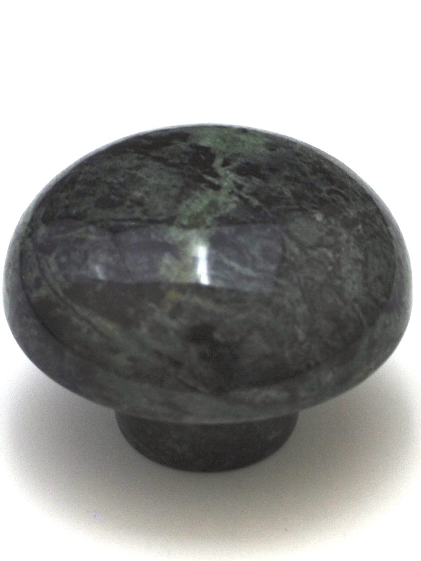Cal Crystal MG-1: 1-5/8" Sphere Marble Cabinet Knob - Green