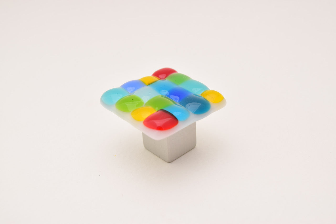 Grace White MK1: Mackinaw 1 Cabinet Knob - Multicolor