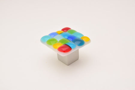 Grace White MK1: Mackinaw 1 Cabinet Knob - Multicolor
