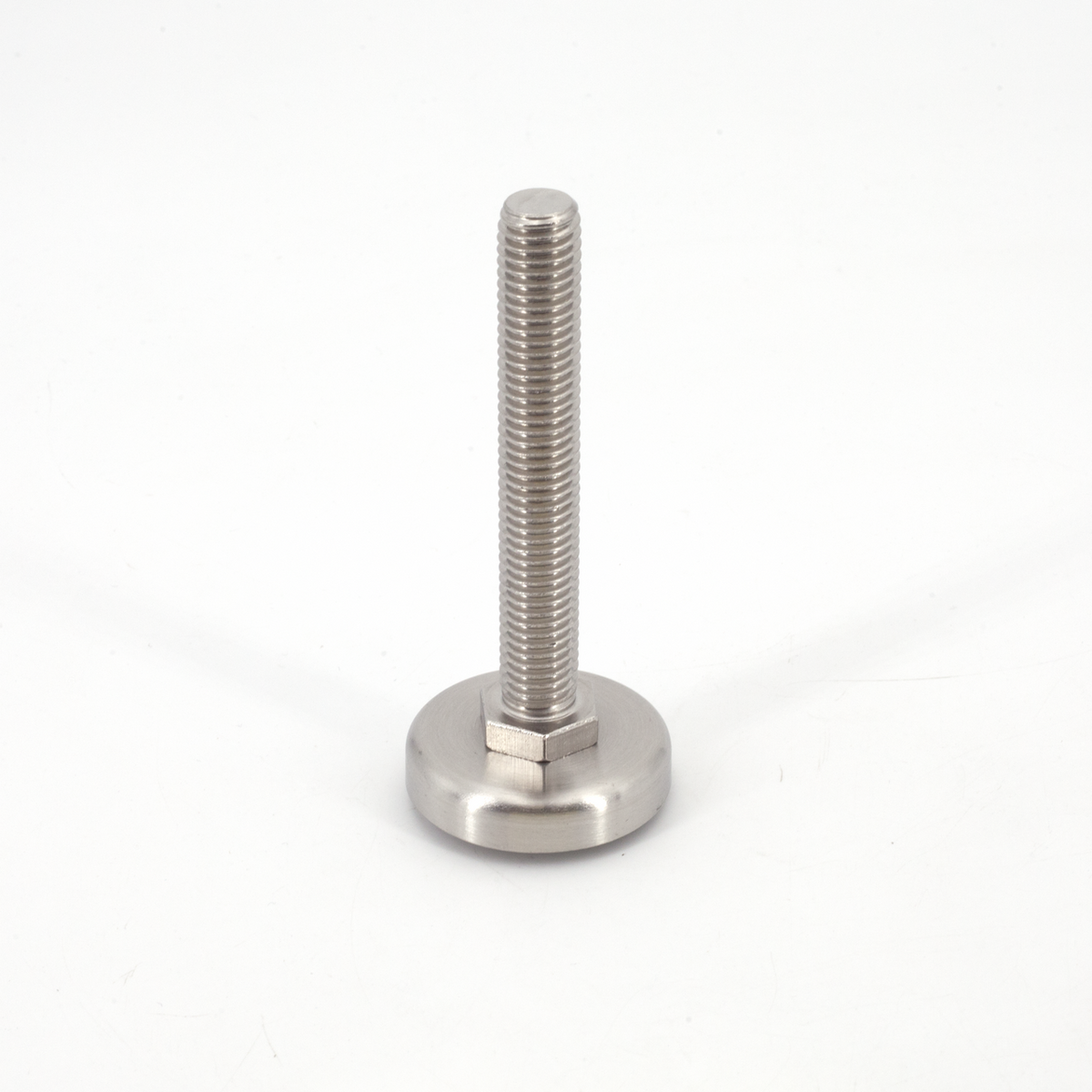 Sugatsune MKPLS-40/12/80: 40mm Long Stem Leveling Glide - Satin Stainless Steel