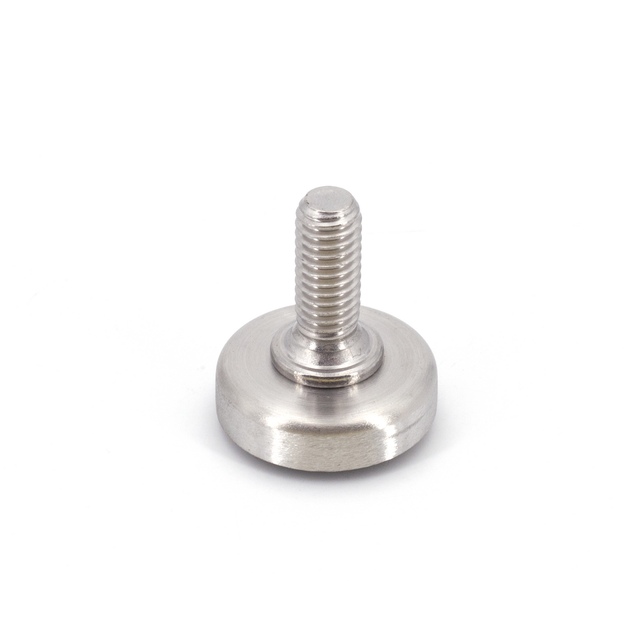 Sugatsune MKRS-32N3: 32mm Leveling Glide w/Rubber Pad - Satin Stainless Steel