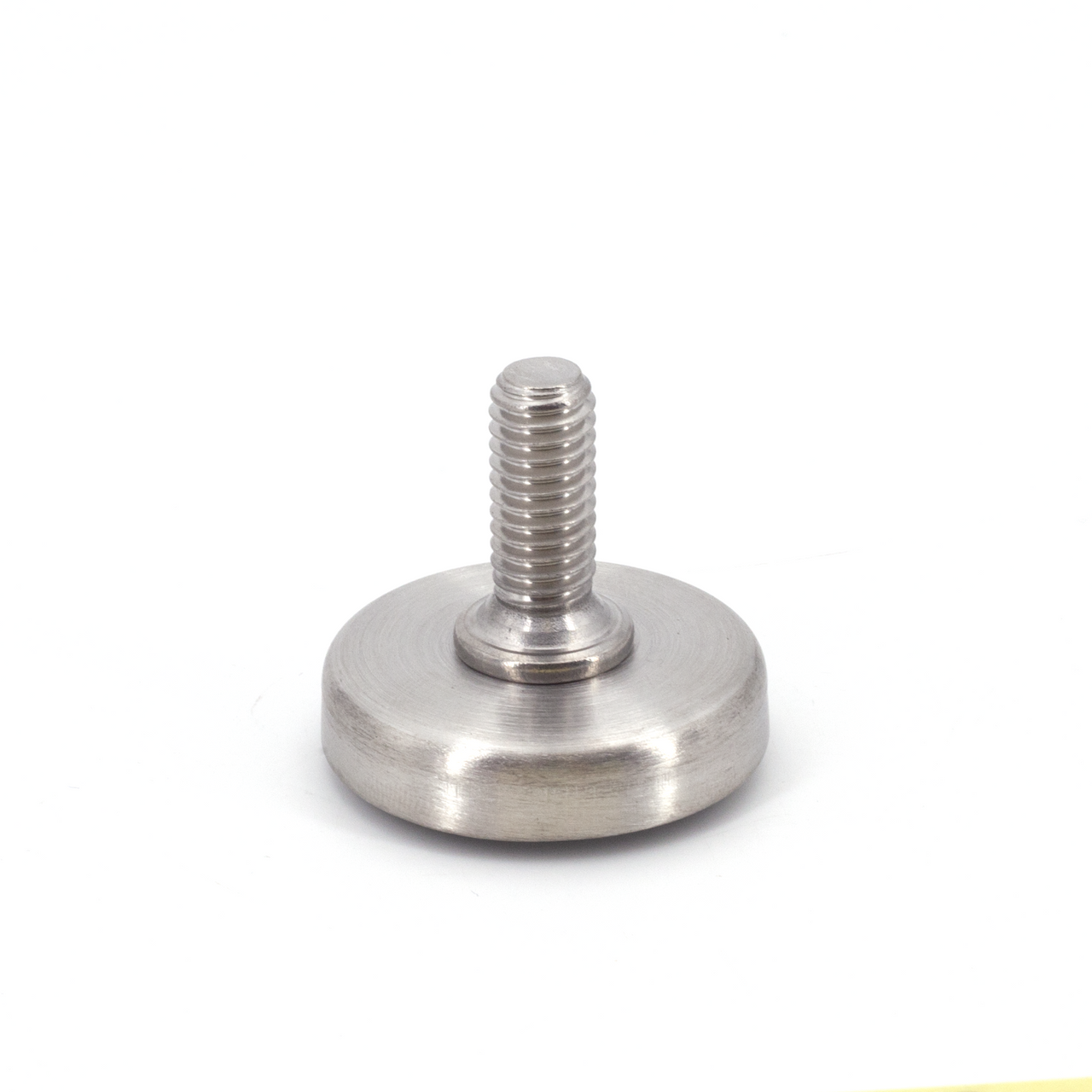 Sugatsune MKRS-40N3: 40mm Leveling Glide w/Rubber Pad - Satin Stainless Steel