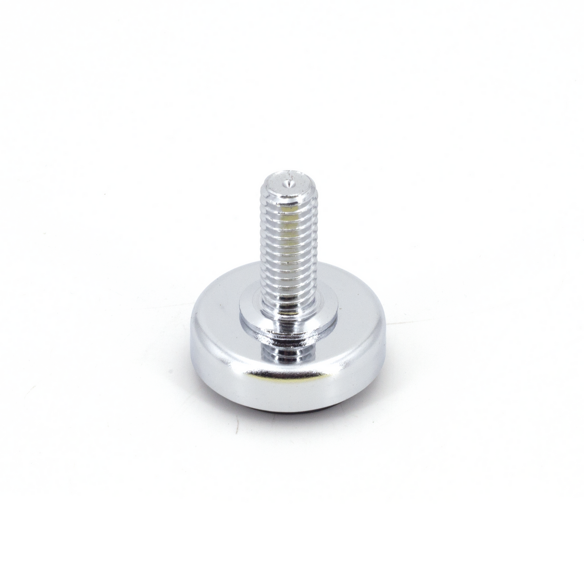Sugatsune MKR-32: 32mm Leveling Glide w/Rubber Pad - Polished Chrome