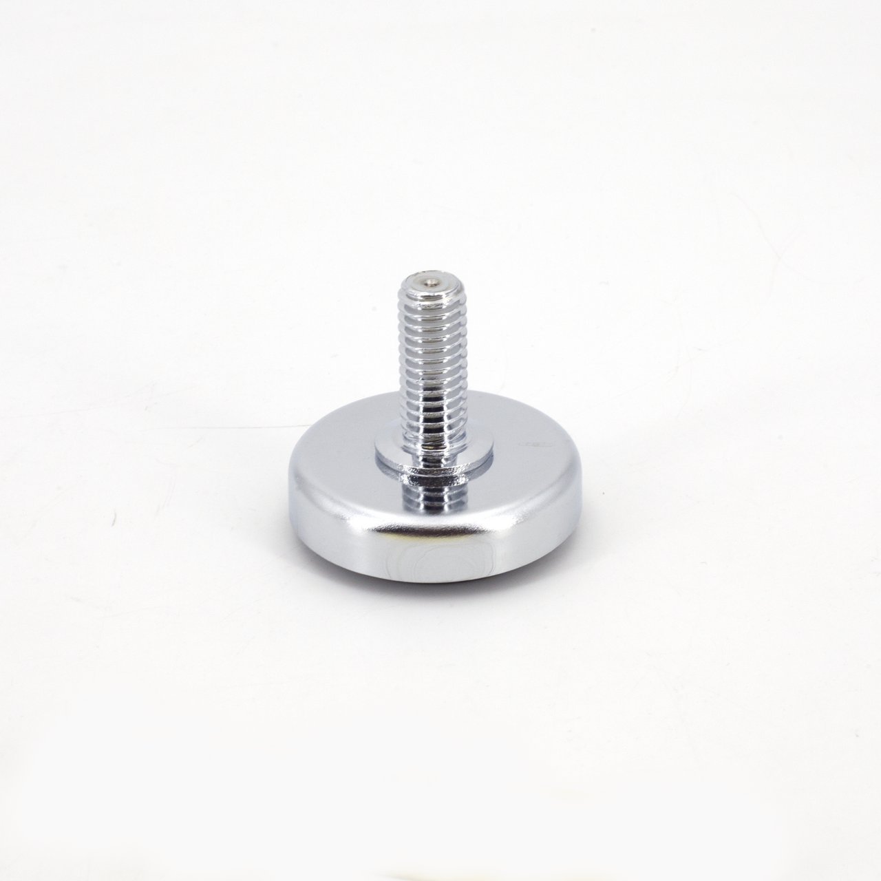 Sugatsune MKR-40: 40mm Leveling Glide w/Rubber Pad - Polished Chrome