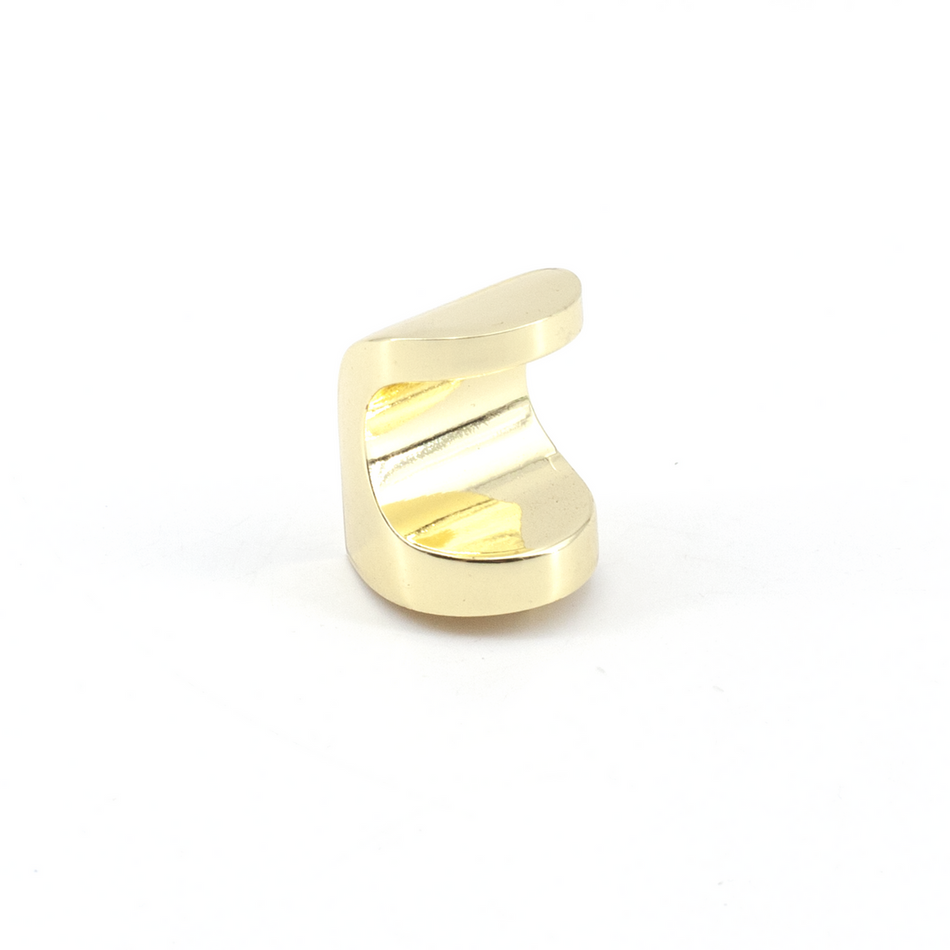 Sugatsune MKZ-L-PB: 20mm Thumb Cabinet Knob - Polished Brass
