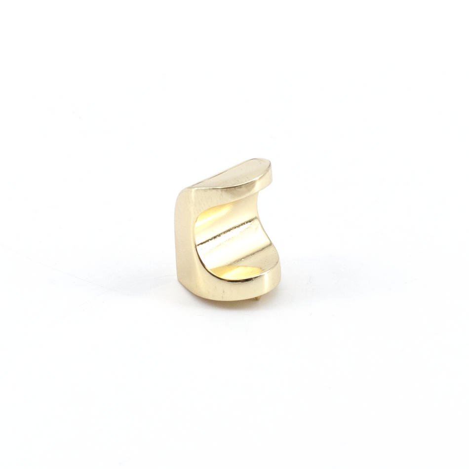 Sugatsune MKZ-S-PB: 15mm Thumb Cabinet Knob - Polished Brass