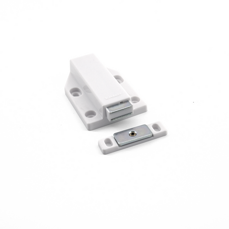 Sugatsune ML-120/WHT: 4-1/2" Long Stroke Magnetic Touch Latch - White