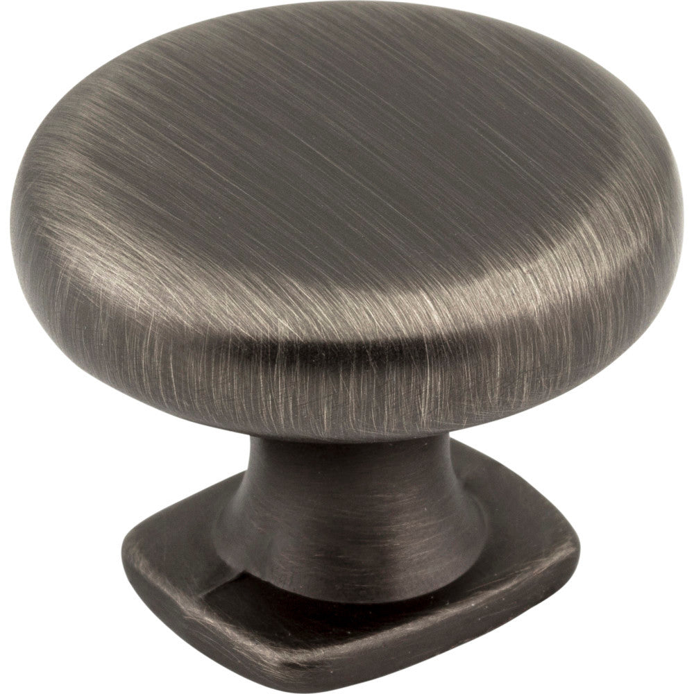Jeffrey Alexander MO6303BNBDL: 1-3/8" Belcastel 1 Round Cabinet Knob - Brushed Pewter