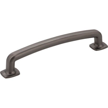 Jeffrey Alexander MO6373-128BNBDL: 128mm cc Belcastel 1 D-Handle Cabinet Pull - Brushed Pewter