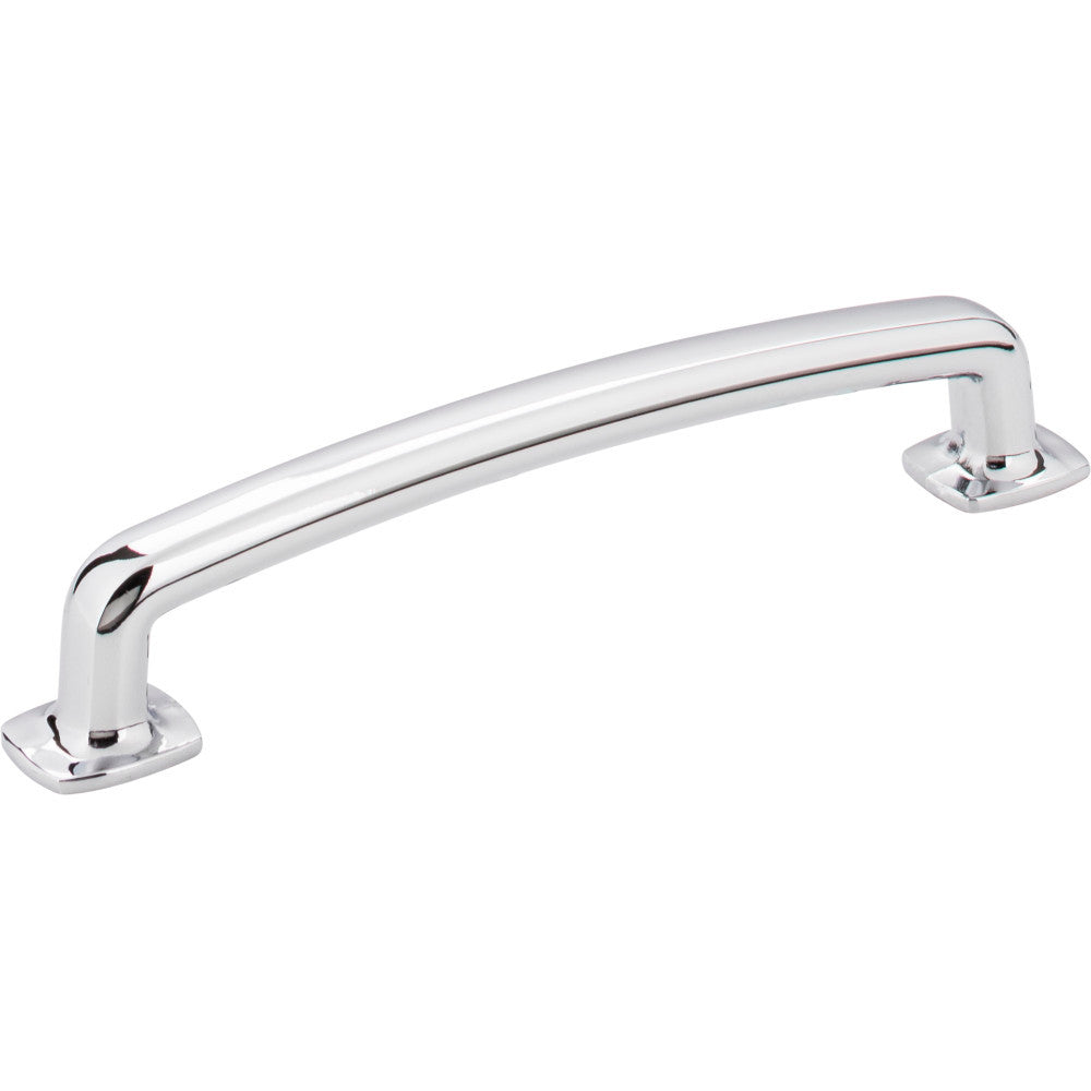 Jeffrey Alexander MO6373-128PC: 128mm cc Belcastel 1 D-Handle Cabinet Pull - Polished Chrome