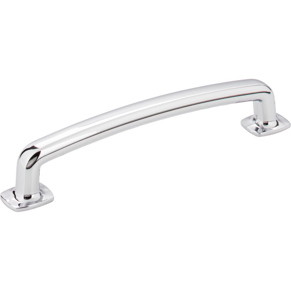Jeffrey Alexander MO6373-128PC: 128mm cc Belcastel 1 D-Handle Cabinet Pull - Polished Chrome