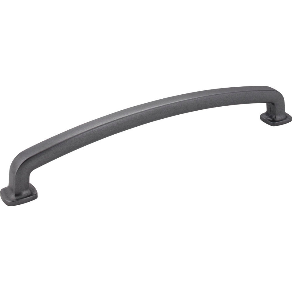 Jeffrey Alexander MO6373-12DACM: 12" cc Belcastel 1 D-Handle Appliance Pull - Gun Metal