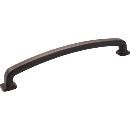 Jeffrey Alexander MO6373-12DBAC: 12" cc Belcastel 1 D-Handle Appliance Pull - Brushed Oil Rubbed Bronze