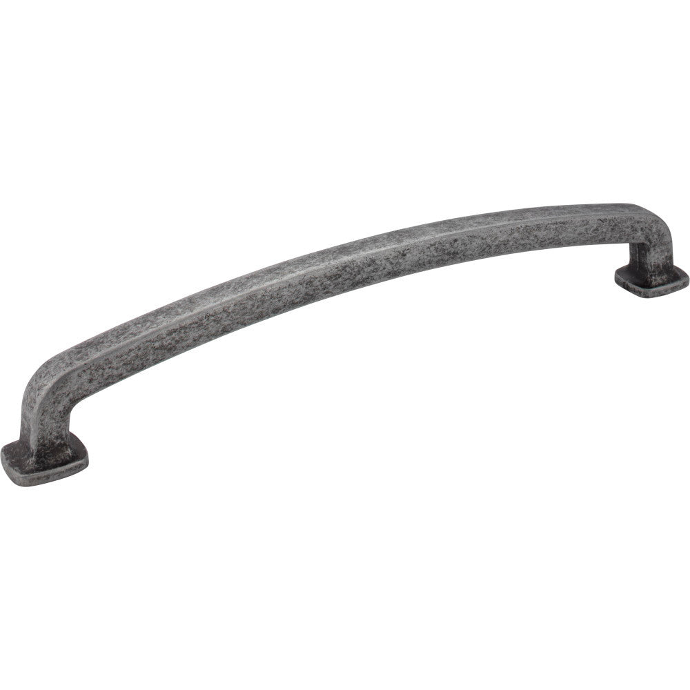 Jeffrey Alexander MO6373-12SIM-D: 12" cc Belcastel 1 D-Handle Appliance Pull - Distressed Antique Silver