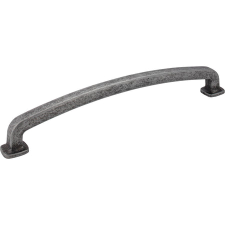 Jeffrey Alexander MO6373-12SIM-D: 12" cc Belcastel 1 D-Handle Appliance Pull - Distressed Antique Silver