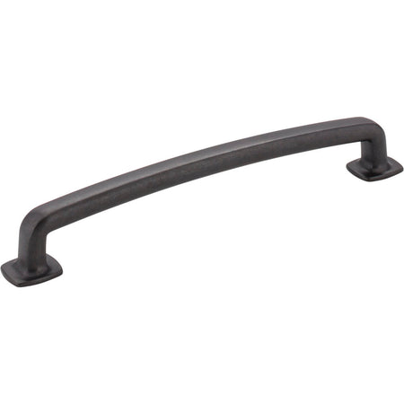 Jeffrey Alexander MO6373-160DACM: 160mm cc Belcastel 1 D-Handle Cabinet Pull - Gun Metal