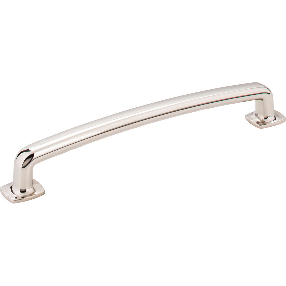 Jeffrey Alexander MO6373-160NI: 160mm cc Belcastel 1 D-Handle Cabinet Pull - Polished Nickel