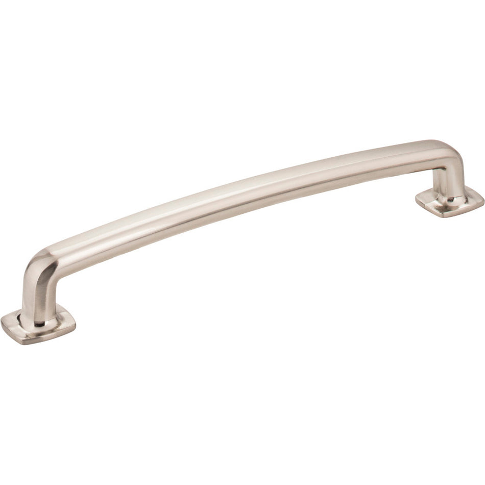 Jeffrey Alexander MO6373-160SN: 160mm cc Belcastel 1 D-Handle Cabinet Pull - Satin Nickel