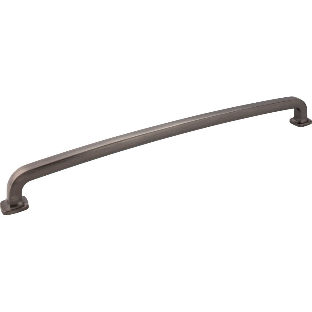 Jeffrey Alexander MO6373-18BNBDL: 18" cc Belcastel 1 D-Handle Appliance Pull - Brushed Pewter