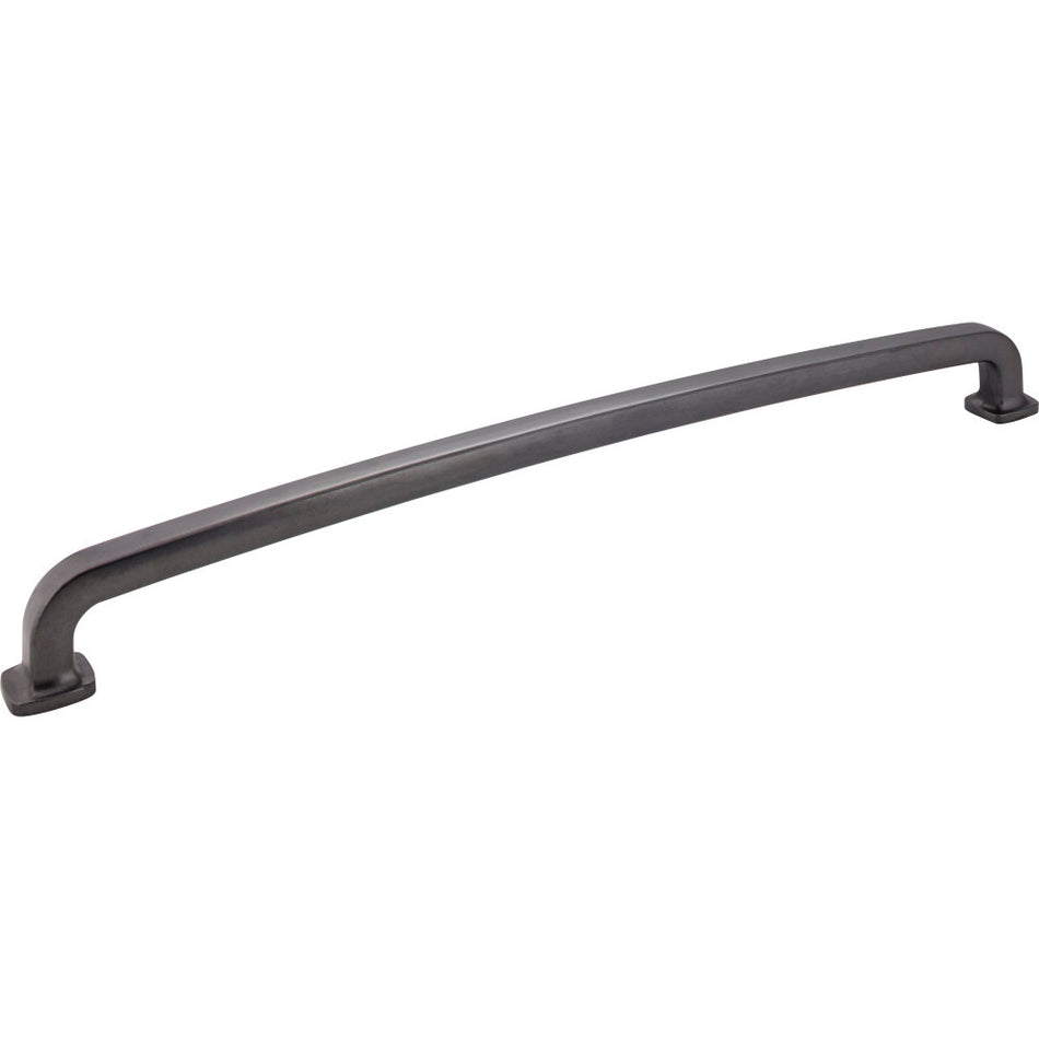 Jeffrey Alexander MO6373-18DACM: 18" cc Belcastel 1 D-Handle Appliance Pull - Gun Metal
