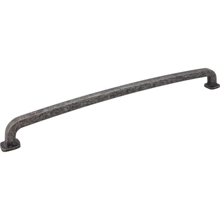 Jeffrey Alexander MO6373-18SIM-D: 18" cc Belcastel 1 D-Handle Appliance Pull - Distressed Antique Silver