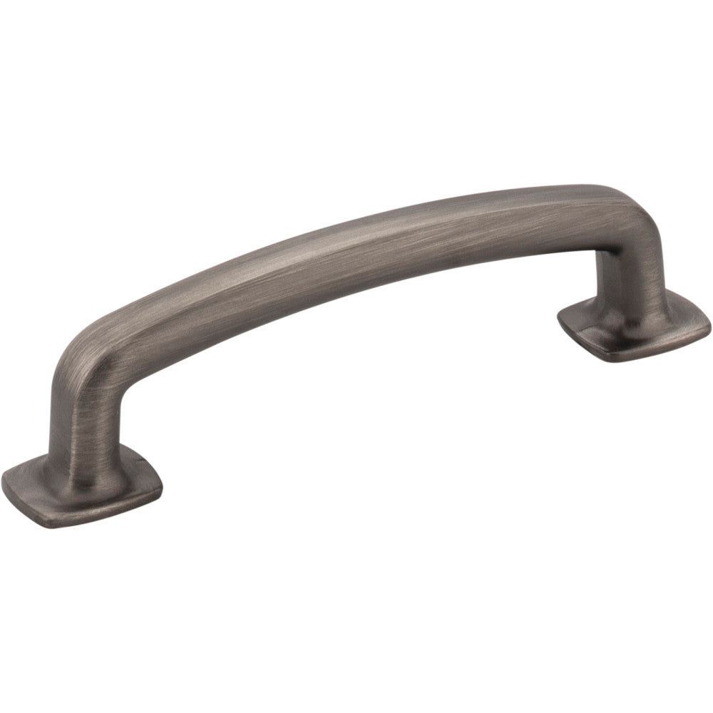 Jeffrey Alexander MO6373BNBDL: 96mm cc Belcastel 1 D-Handle Cabinet Pull - Brushed Pewter