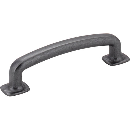 Jeffrey Alexander MO6373DACM: 96mm cc Belcastel 1 D-Handle Cabinet Pull - Gun Metal