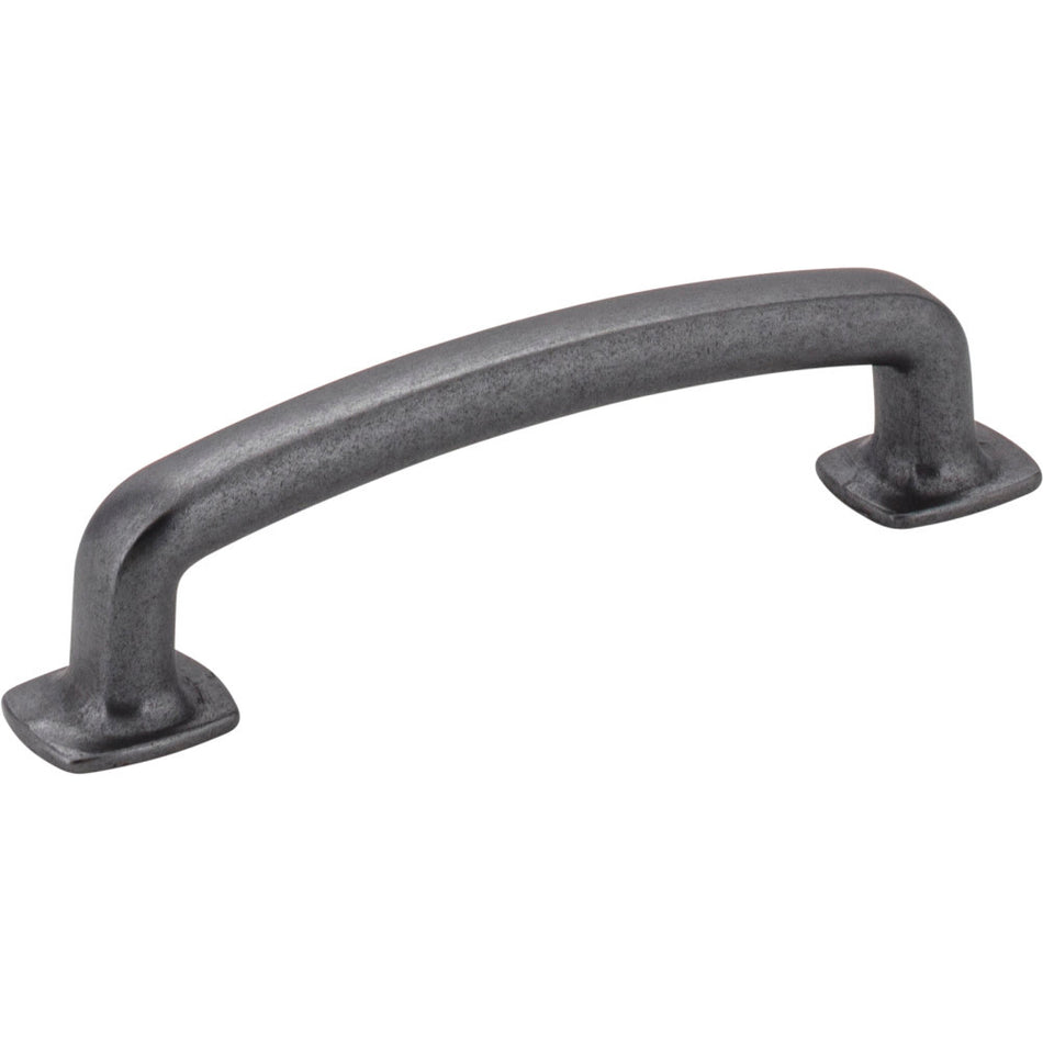 Jeffrey Alexander MO6373DACM: 96mm cc Belcastel 1 D-Handle Cabinet Pull - Gun Metal